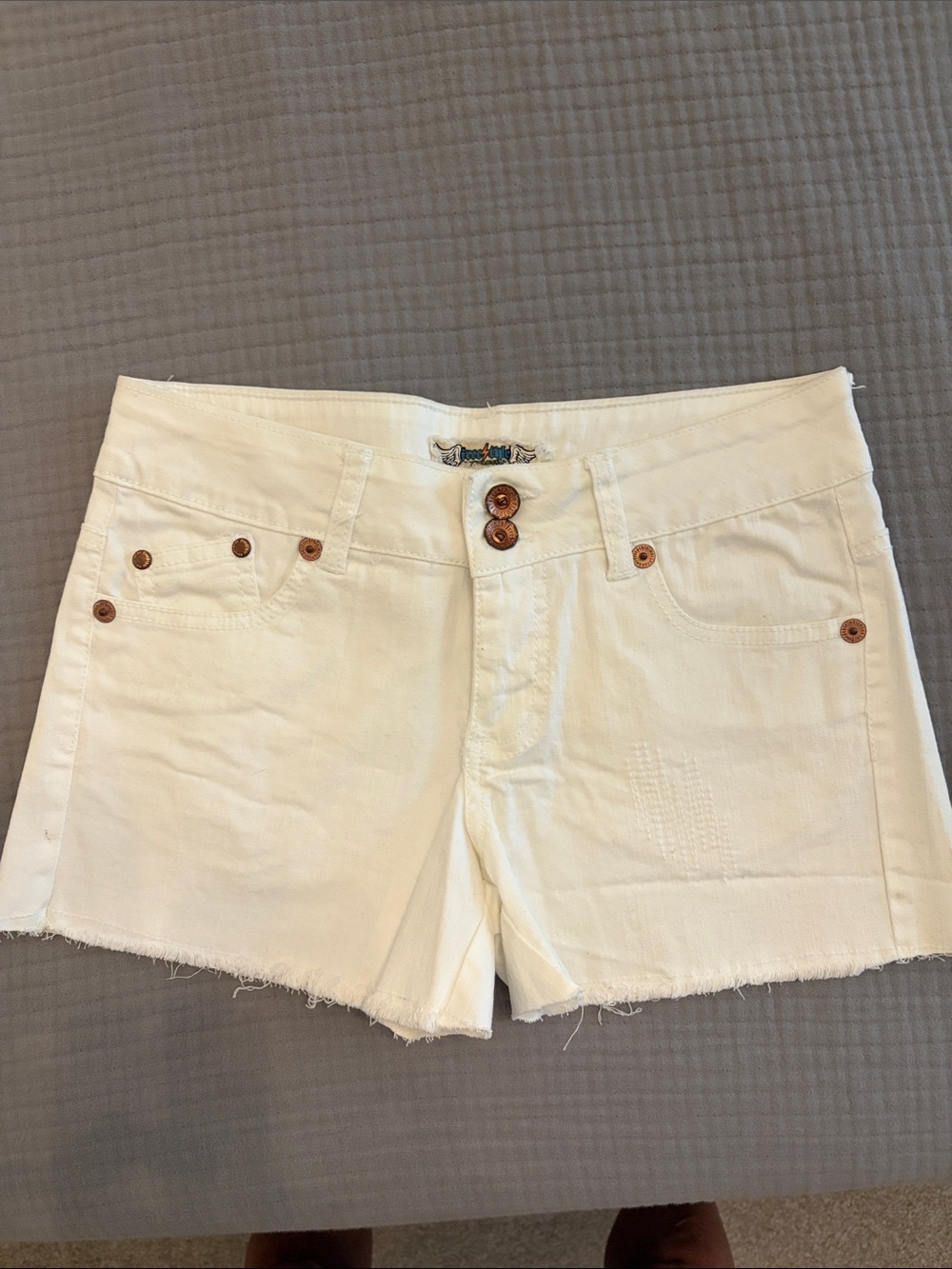 FreeStyle White Jean Shorts